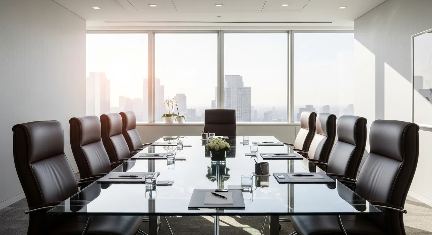 Modern law library with high ceilings and books